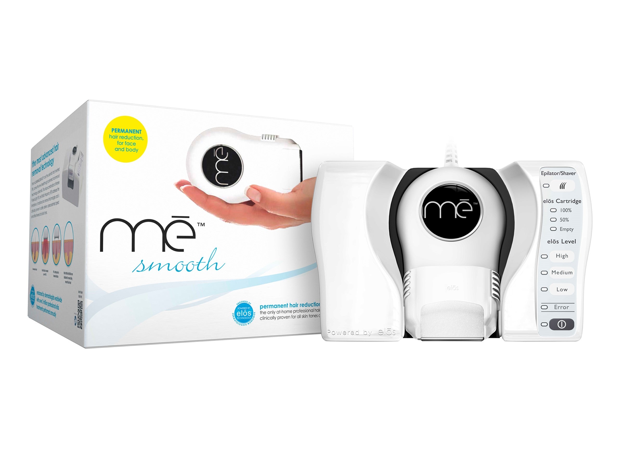 me Smooth Professional At Home Face & Body Permanent Hair Reduction System (FDA-Cleared)