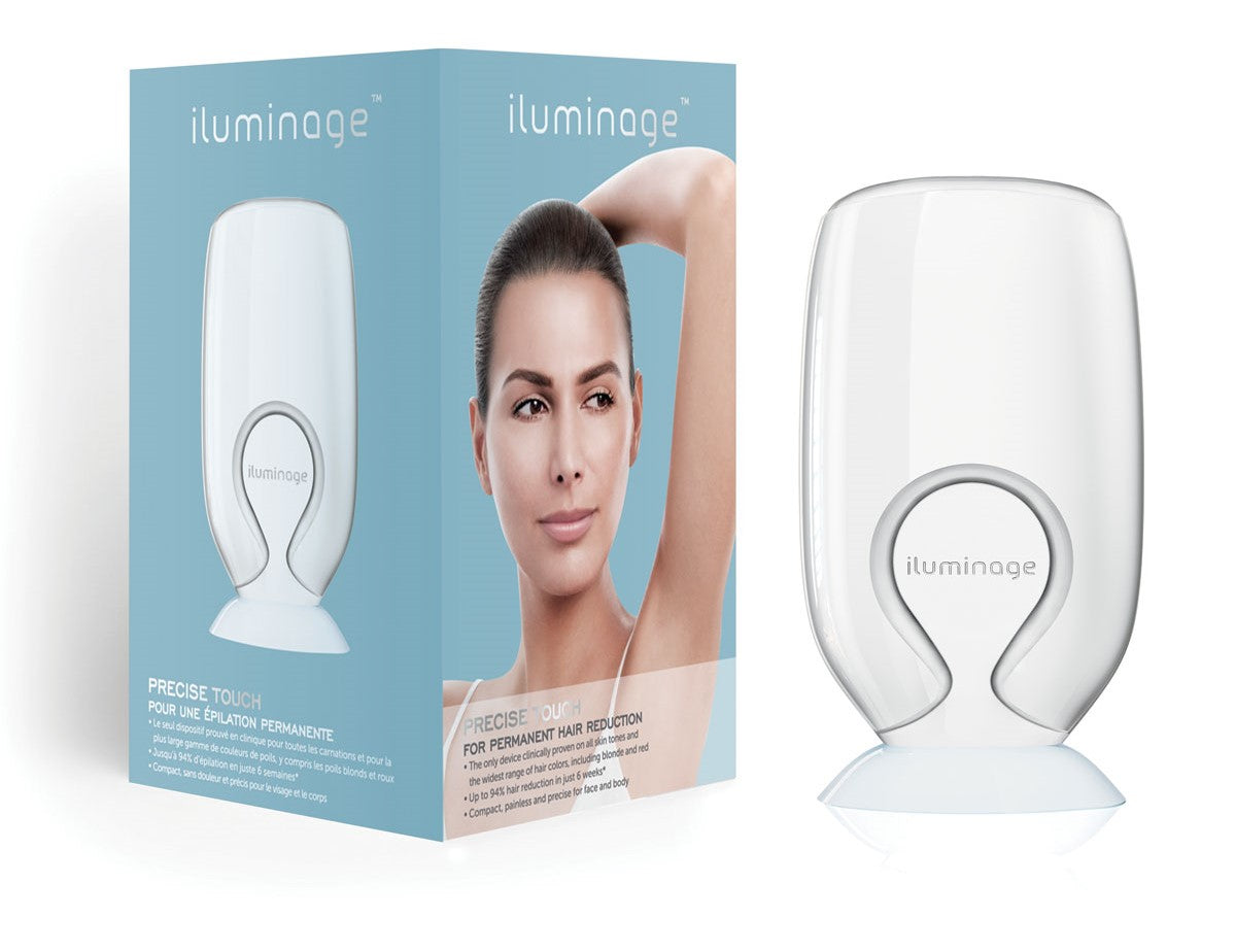 iluminage Precise Touch Permanent Hair Reduction System (FDA-Cleared) - Compact Size