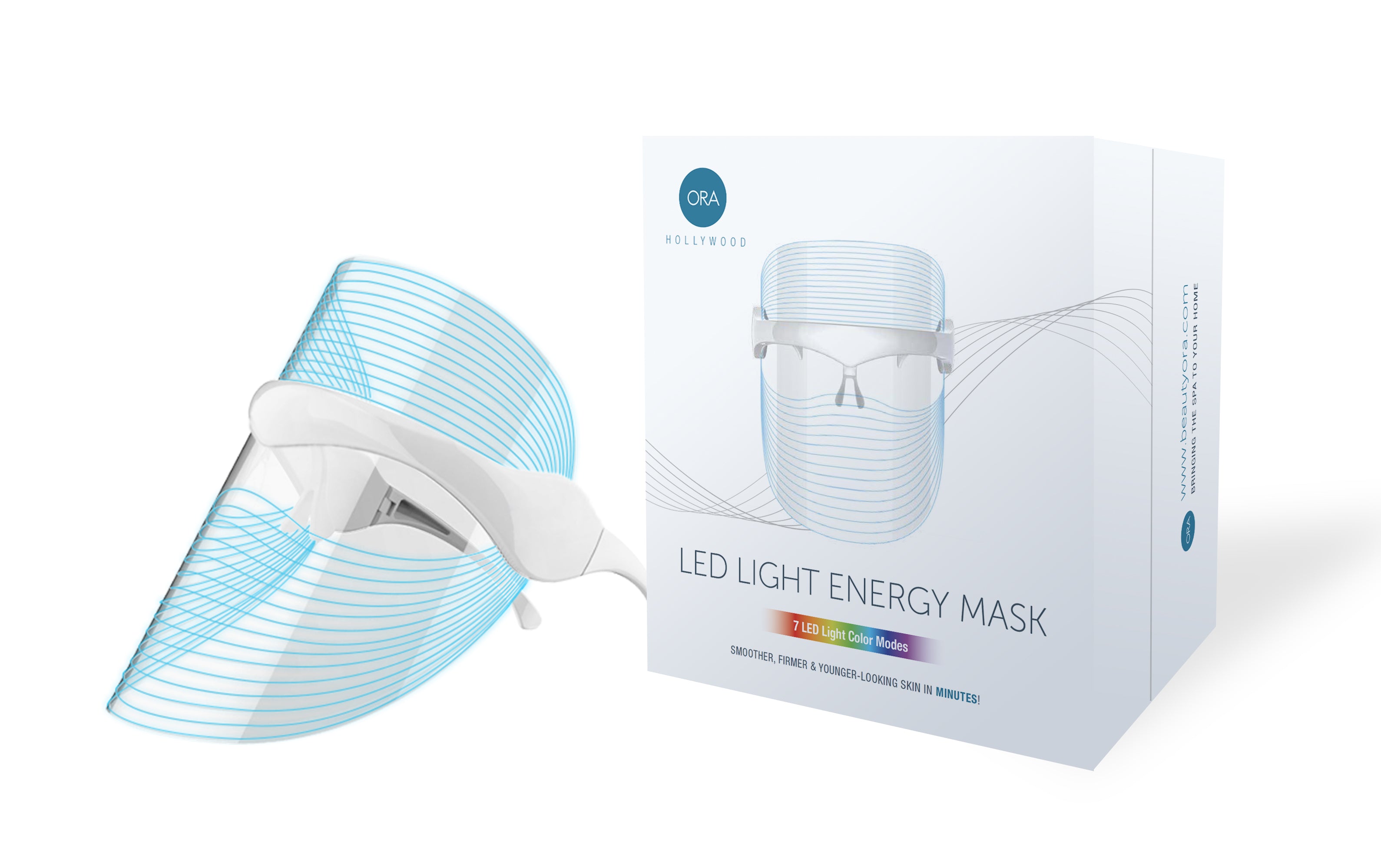 ORA LED Light Energy Mask (with 7 LED Light Color Modes)