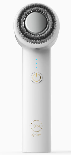 ORA Glow Facial Cleansing Brush Device (w/ dual 3D Sonic & Ionic Deep ...