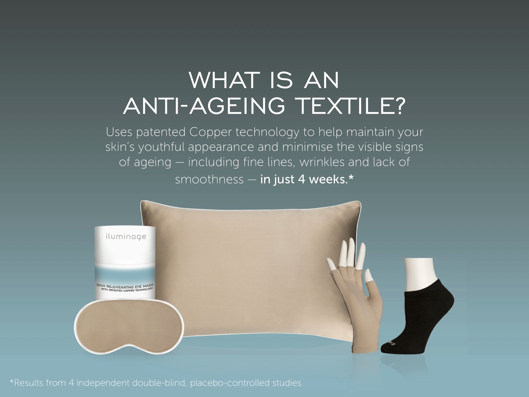 iluminage Skin Rejuvenating Pillowcase with Anti-Aging Copper Technology