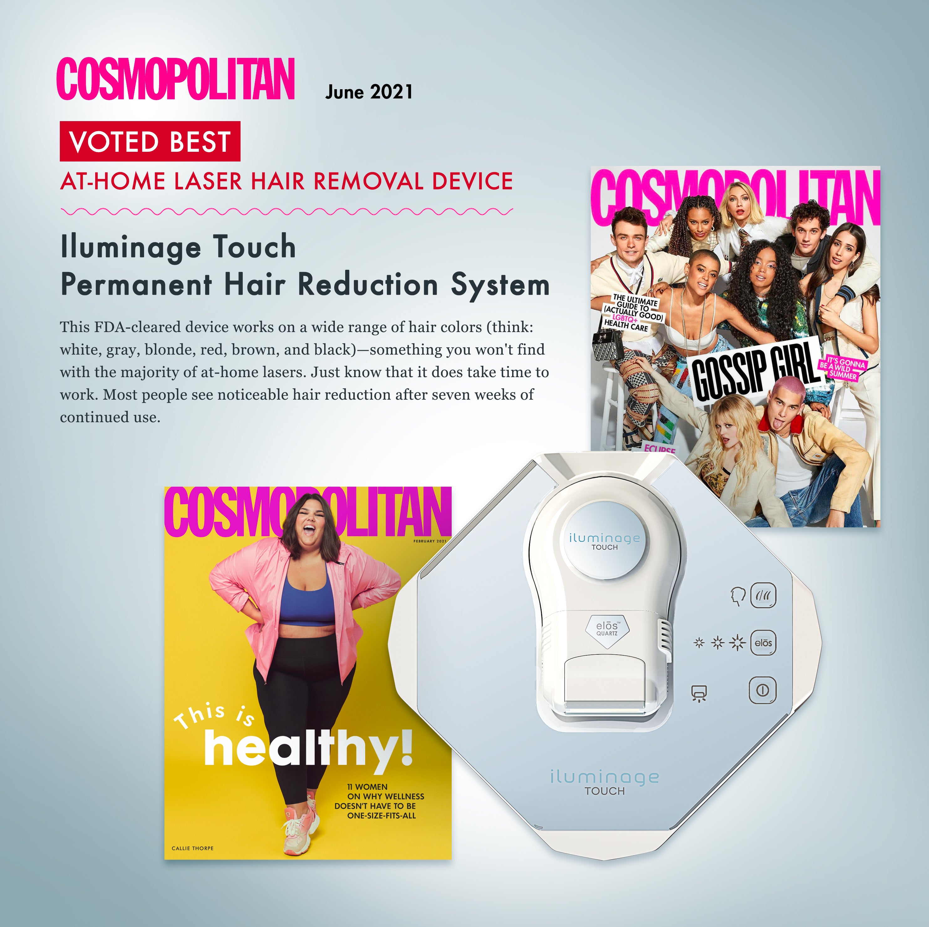 iluminage Touch 4ever Home Permanent Hair Removal IPL & Radio 